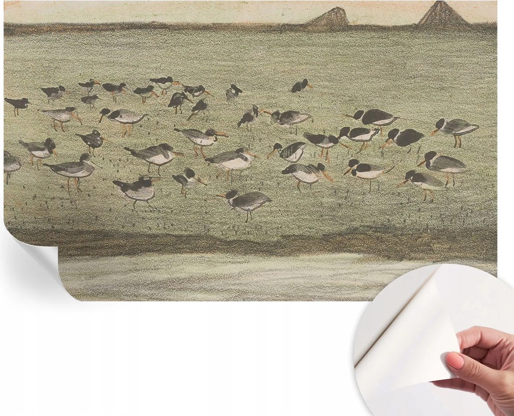 Dekoratív öntapadós fotótapéta Hálószobába Madár nyugalom 416x254 cm