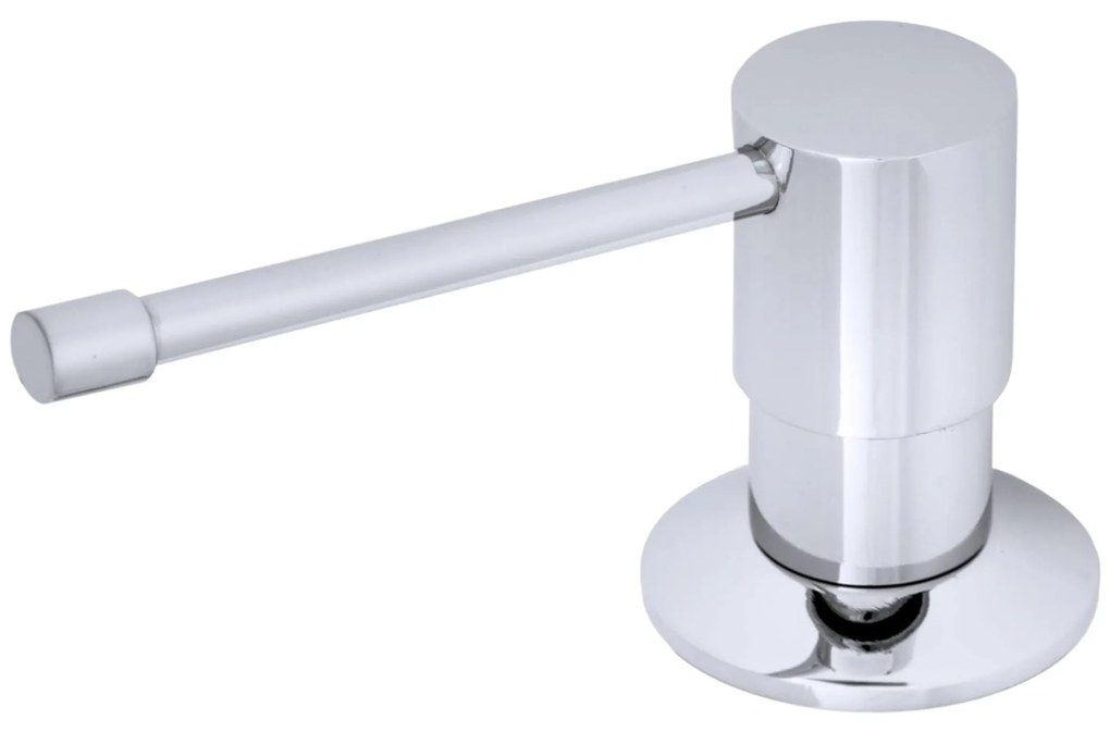 Mosogató minőségi felső, mosogatószer adagoló mosogatóhoz 400ml, króm, SKQ-DOZL-CH