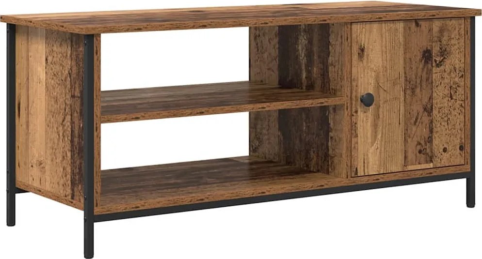 vidaXL TV szekrény Öreg fa 100 x 40 x 45 cm Faanyag