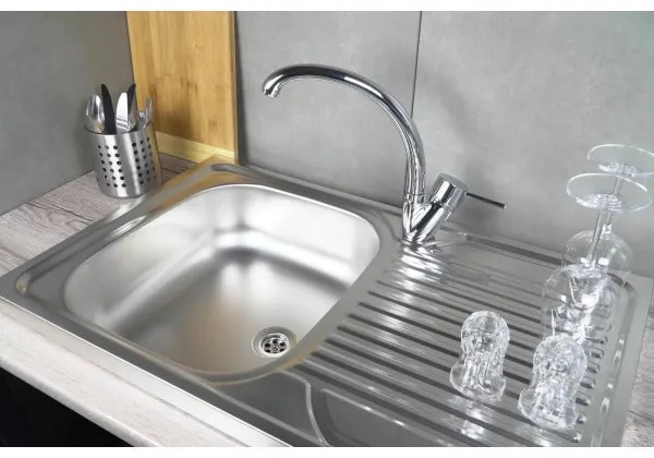 Deante ZM5_3110 - TANGO 50x80 cm konyhai mosogató dekorral