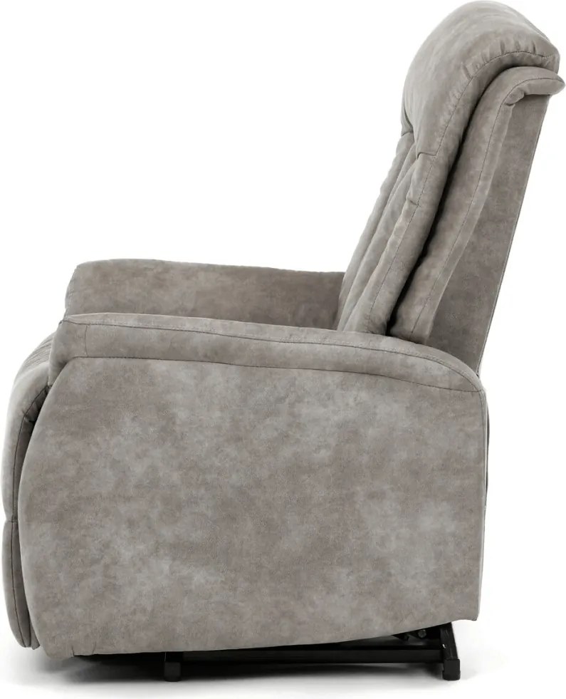Elektromos relax fotel állítható háttámlával szürke vintage szövet TV-Q8575 GREY3