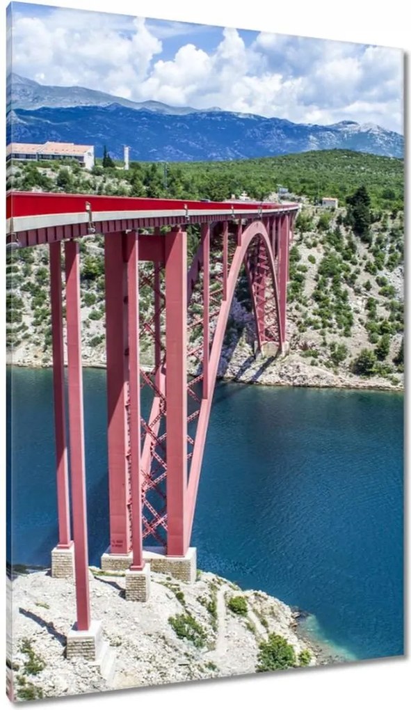 Vászonkép 80x120 Horvátország Maslenica híd