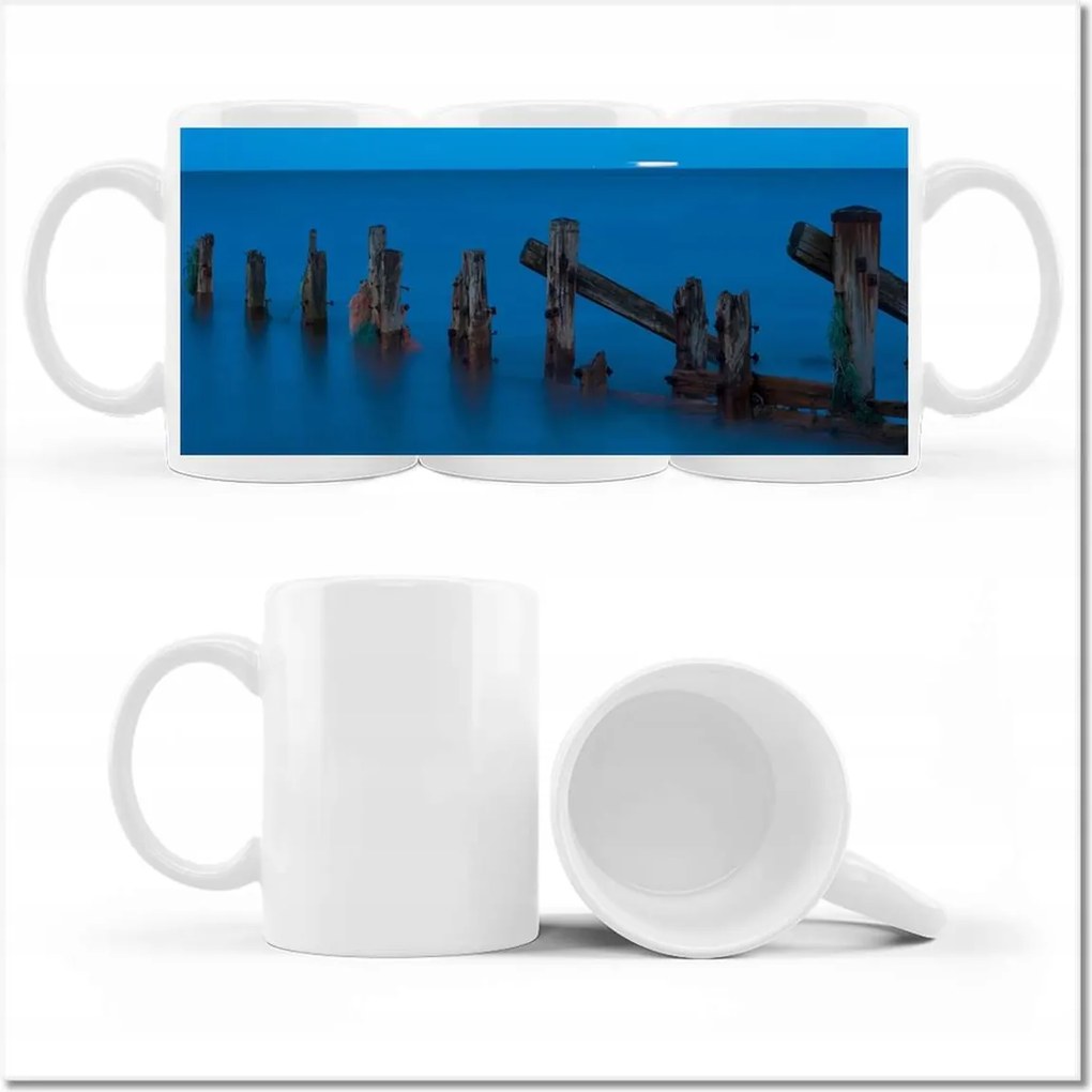 Fényképes bögre Tengeri hullámtörő