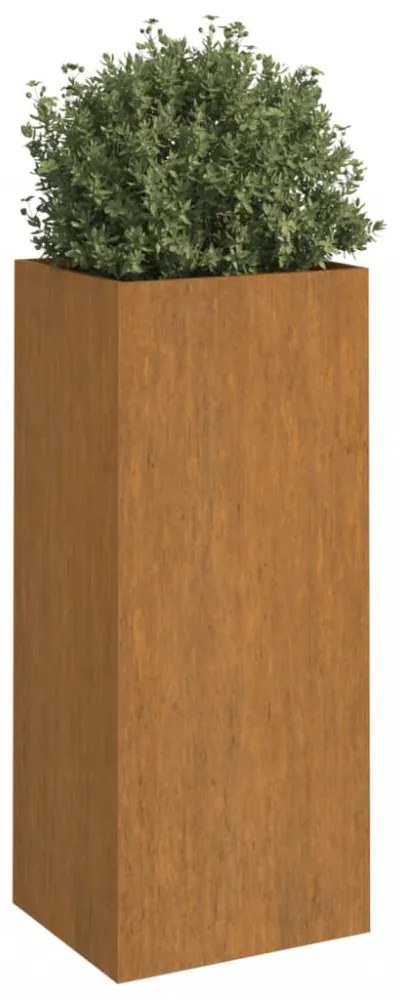 corten acél növénytartó 32x29x75 cm