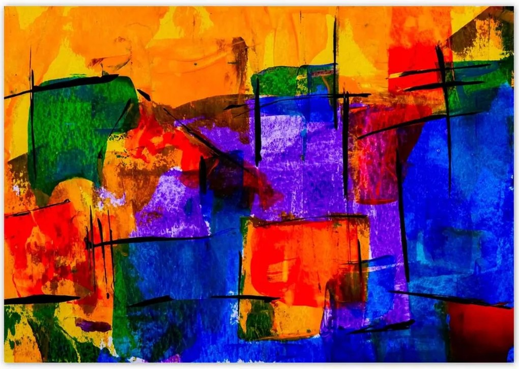 Poszterek 100x70 Absztrakt Hálózat