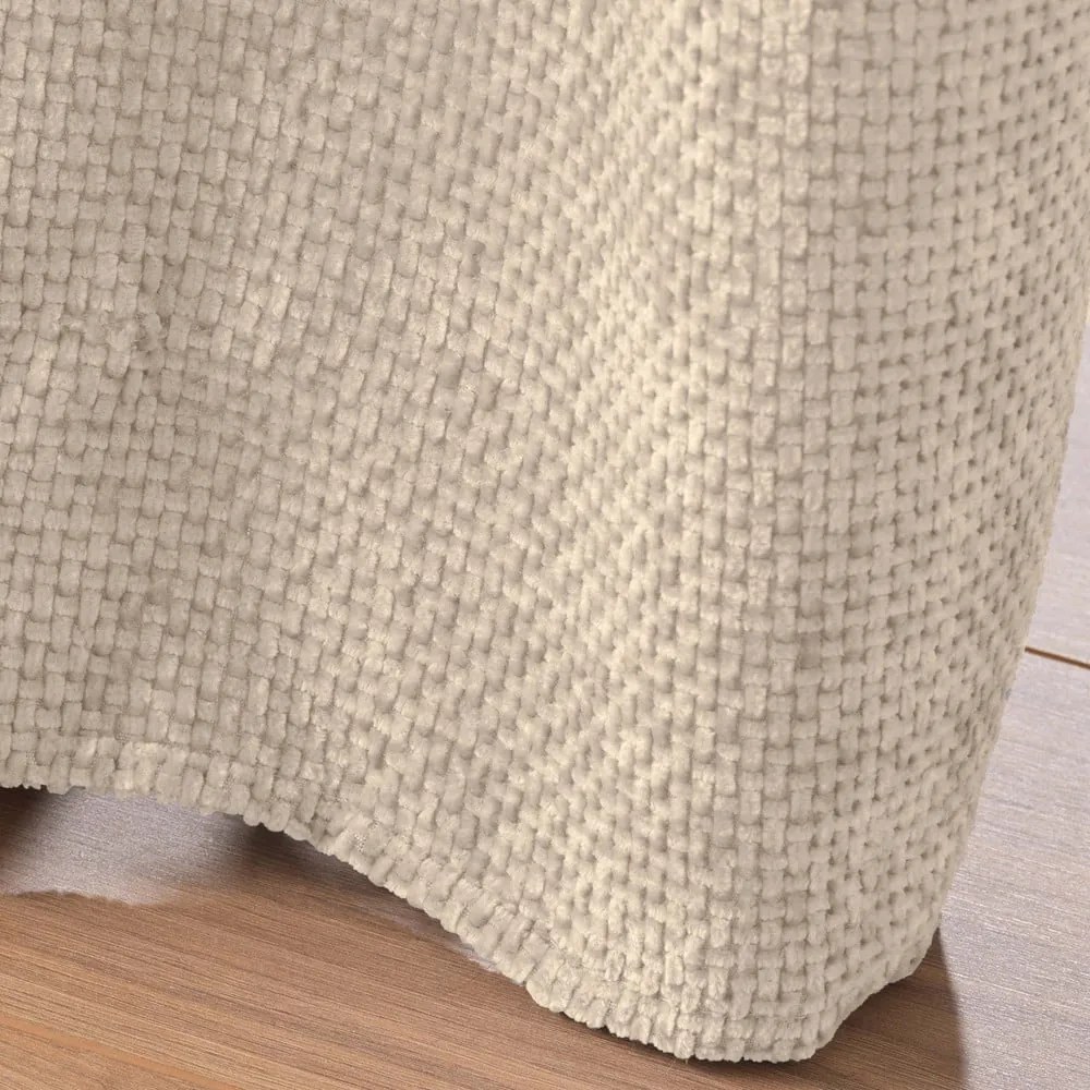 Bézs zsenília függöny 140x260 cm Leo – douceur d'intérieur