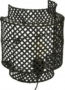 Bambusz Fali Lámpa Liby fekete Ázsiai Desing