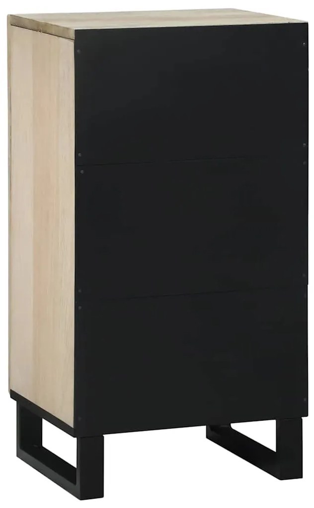 Széf Fehér 40 x 33 x 75 cm tömör mangófa