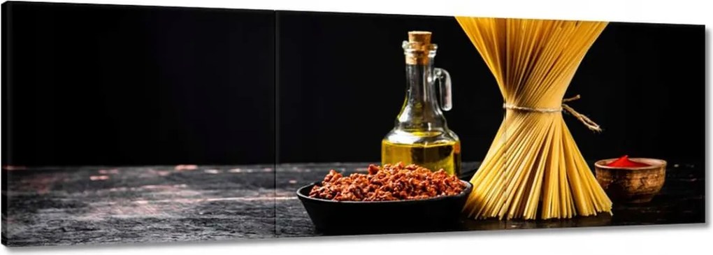Festmények 120x40 Spagetti tészta