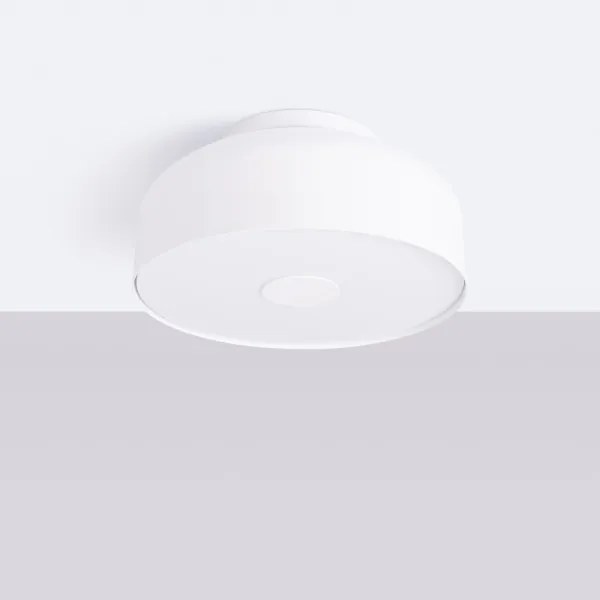 Sollux SL.1677 - OMIQ mennyezeti lámpatest 4xE27/15W/230V, átmérő 30 cm, fehér