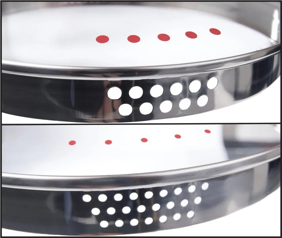 Pasta Grande tapadásmentes, alumínium edény üvegfedővel, 5,5 l - Orion