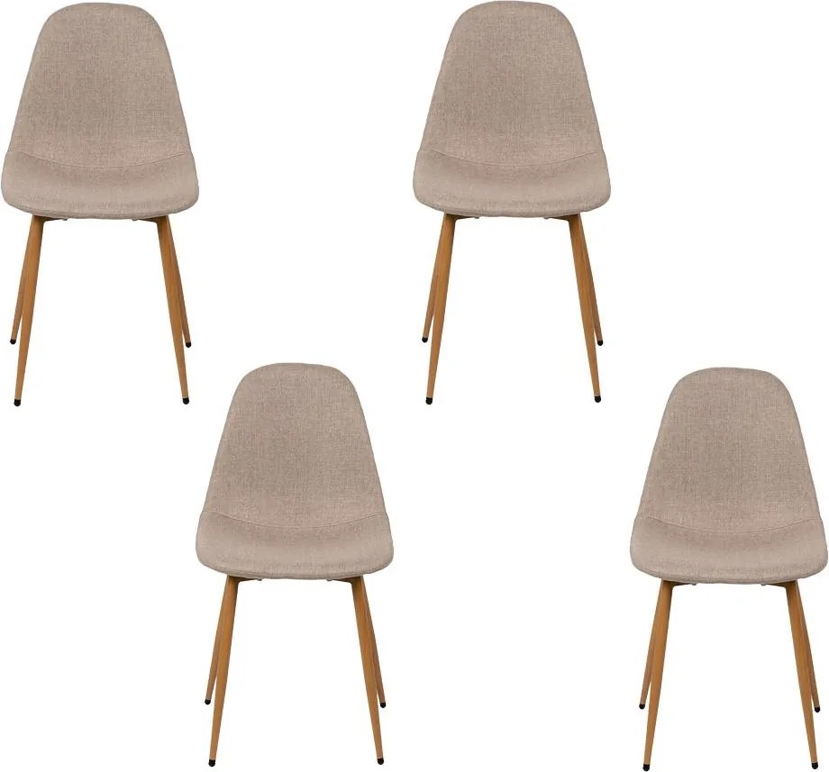 Avenberg RIVA Étkezőszék szett - 4db, bézs