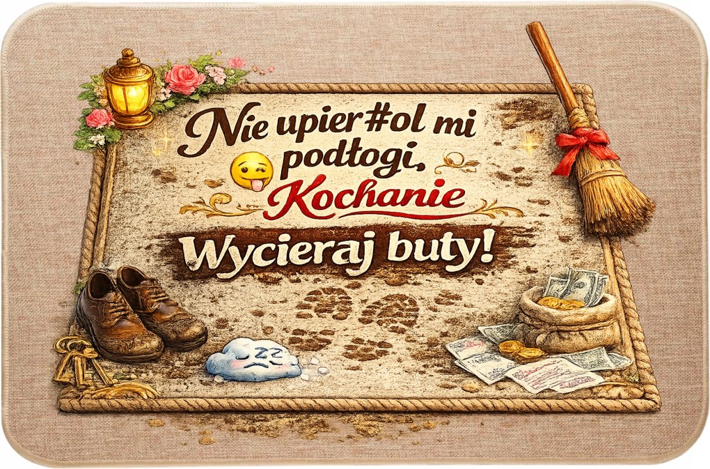 lenvászon Lábtörlő Ajtó Nem Szennyez #ol Mi Padló Töröld Cipő Valentin nap