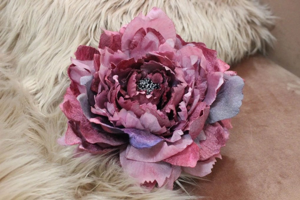 Ciklámen nagy bársony bazsarózsa 16cm