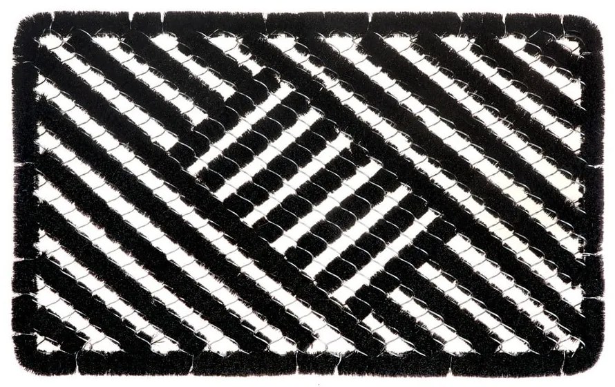Kókuszrost lábtörlő 45x75 cm Coco Black – Hanse Home