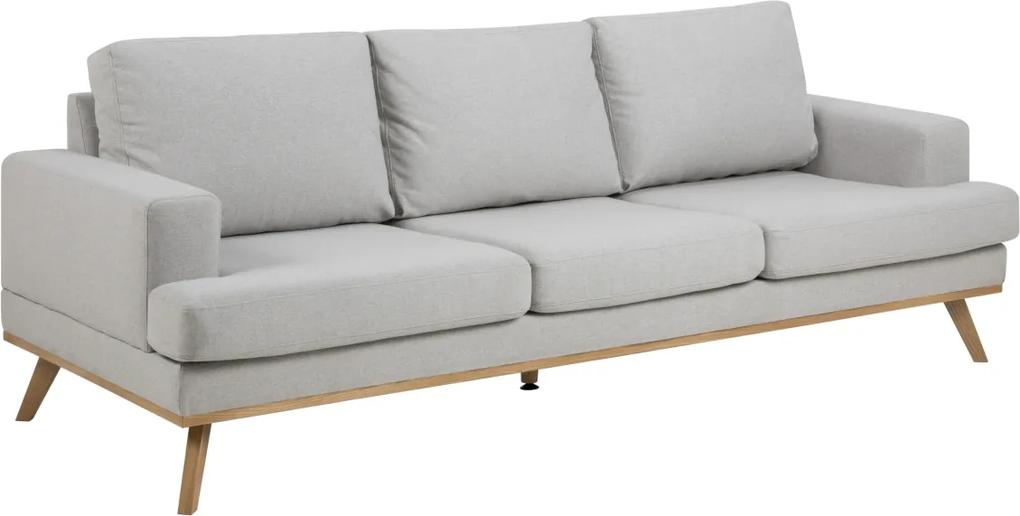 Luxus kanapé North 231 cm világosszürke