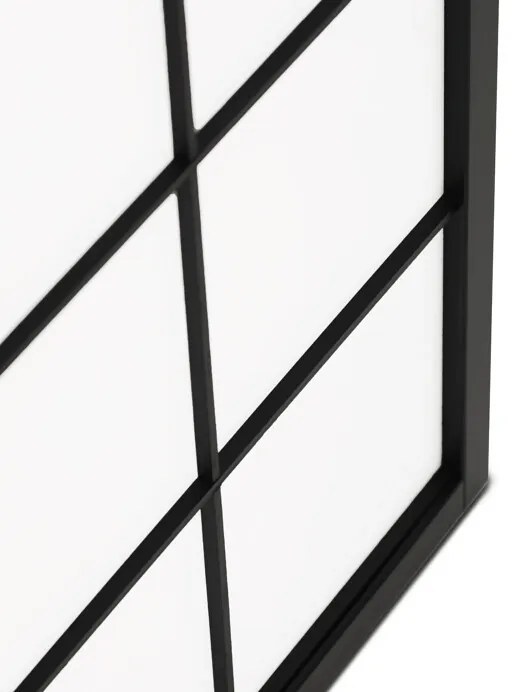 Fekete Tömörfa Paraván. EF-E804 BK