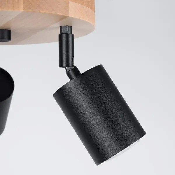 Sollux SL.1292 - Spotlámpa VERDO 3xGU10/10W/230V fekete