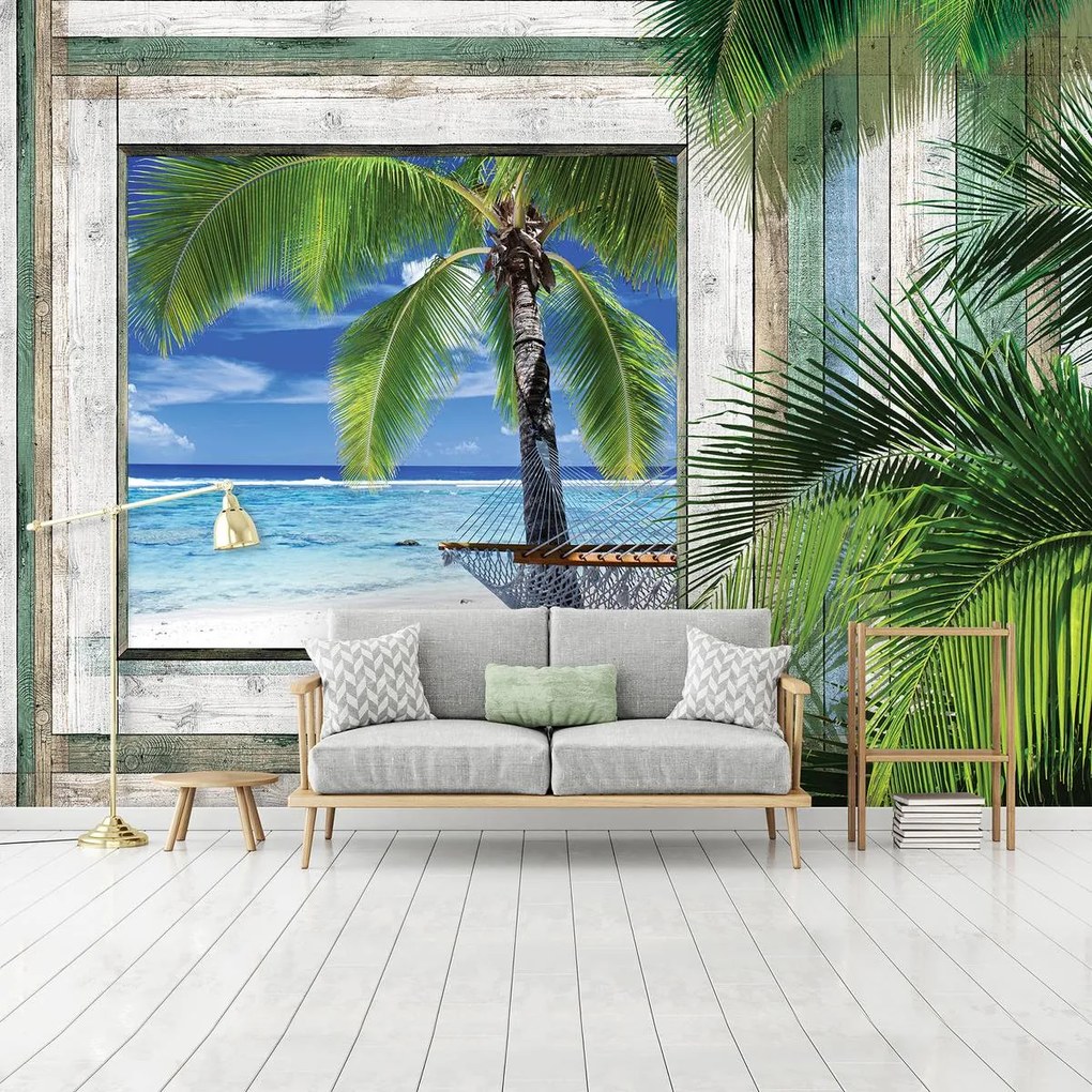 Fotótapéta - Strand, tenger, homok (152,5x104 cm)