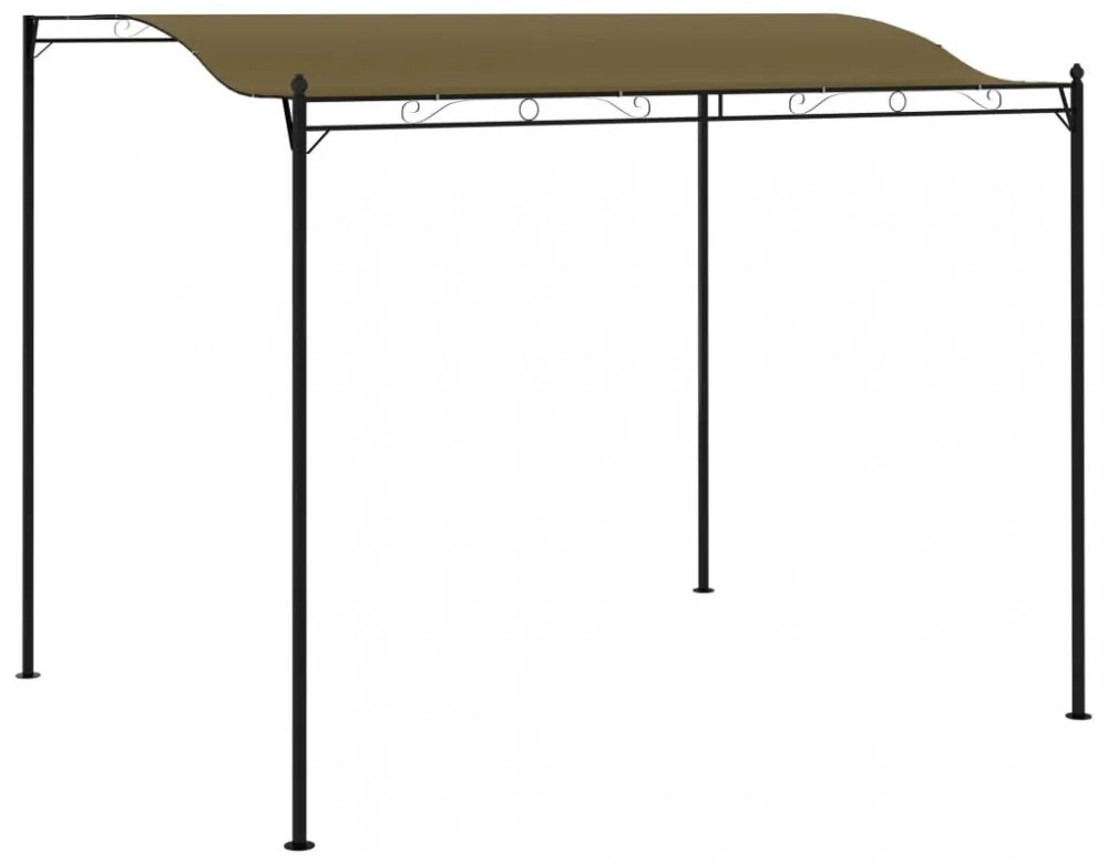 tópszínű napellenző 3 x 2,4 m 180 g/m²