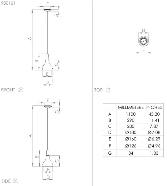 Eglo 900161 - Csillár zsinóron SABINAR 1xE27/40W/230V á. 18 cm fekete