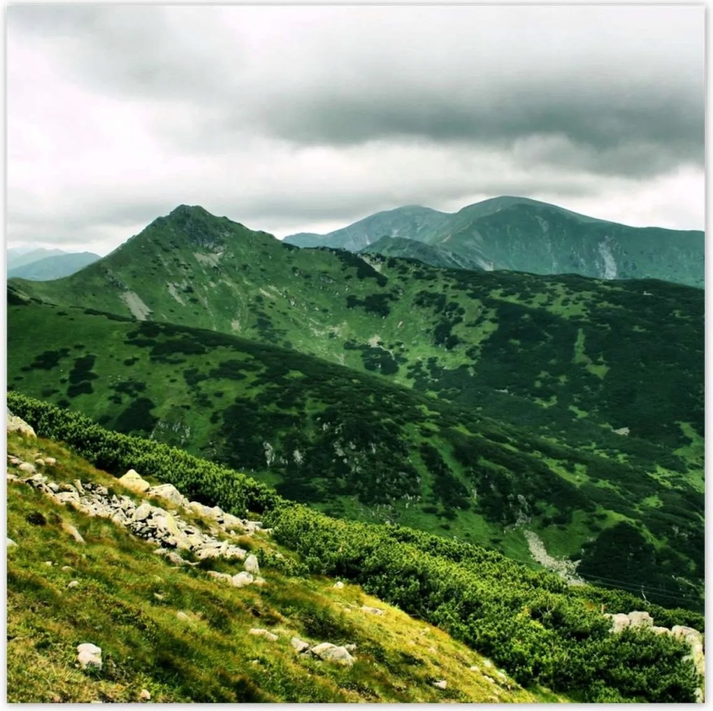 Poszterek 70x70 Tátra Lengyel hegyek Kilátás