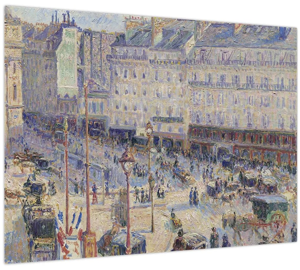 Kép - Camille Pissarro, The Place du Havre, reprodukciók (70x50 cm)