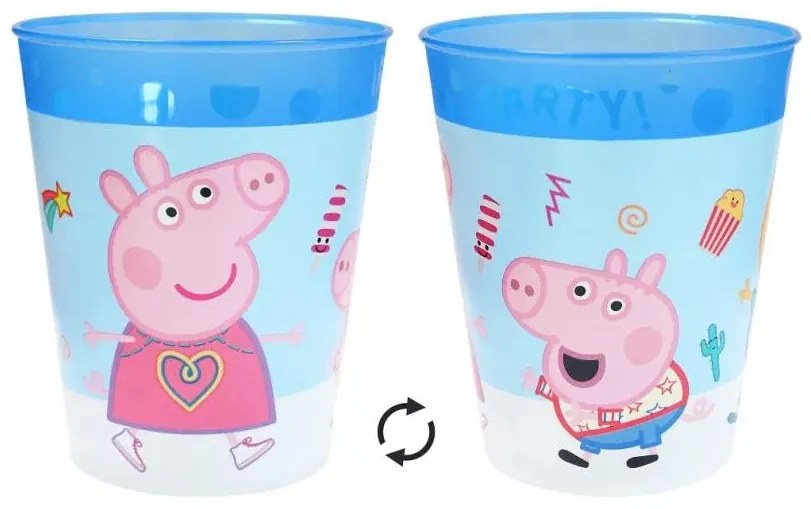 Peppa malac Messy Play micro prémium műanyag pohár 250 ml