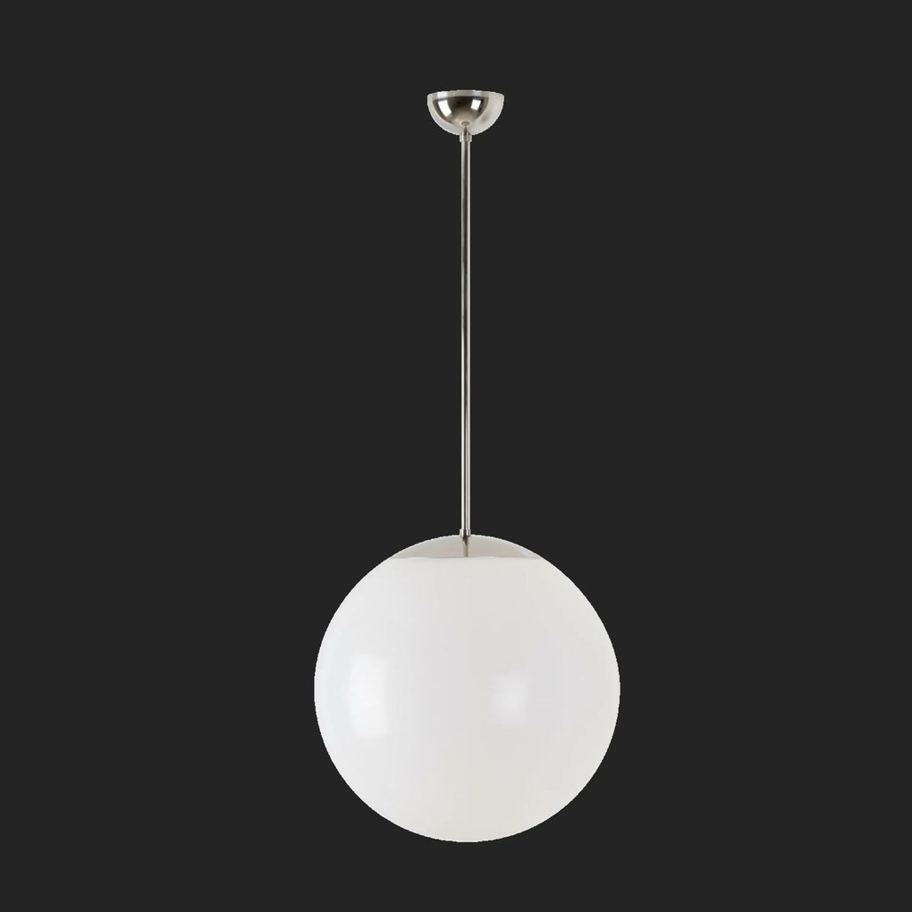 Osmont 63449 Isis P3 Pm függesztett műanyag lámpa rozsdamentes acél polírozott fehér IP40