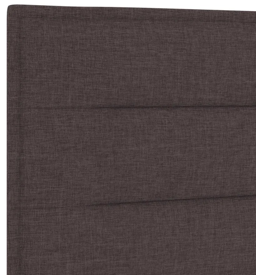Fejtámla Vonalak Design Sötétbarna 100 cm Szövet