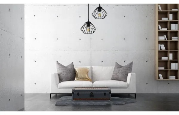 Csillár zsinóron CEED 2xE27/60W/230V