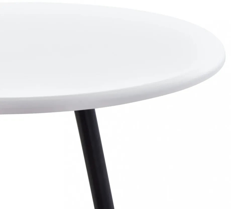 fehér MDF bárasztal 60 x 107,5 cm