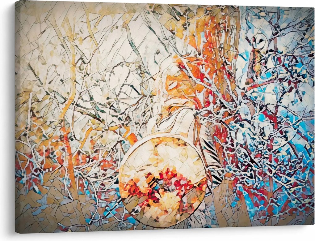 Kép - Mozaik absztrakció (70x50 cm)