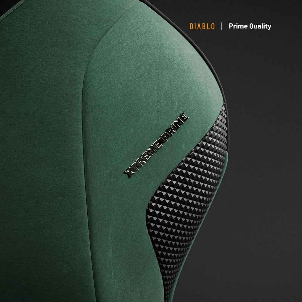 Gamer szék zöld Normal Size: Diablo X-One Prime Forest Green