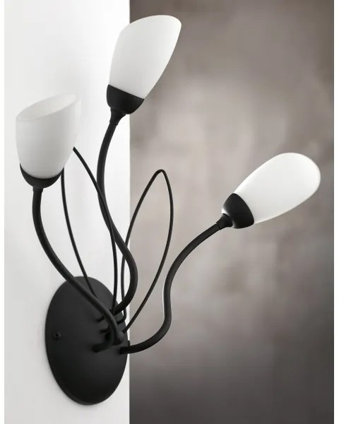 Jupiter 2059 - GLORIOSA fali lámpa 3xG9/14W/230V fekete