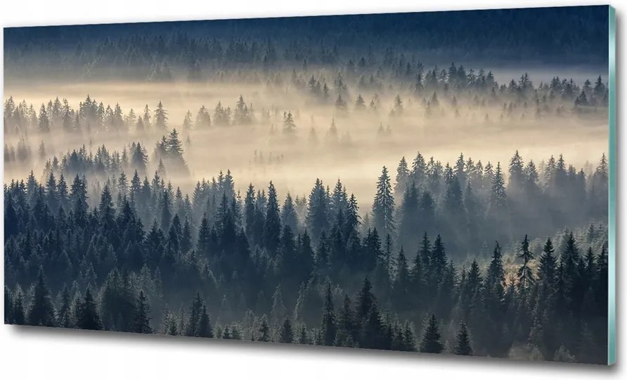 Fotó üvegkép Tó a hegyekben 100x70