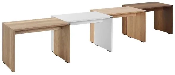 Kávésasztal 43x60 cm barna