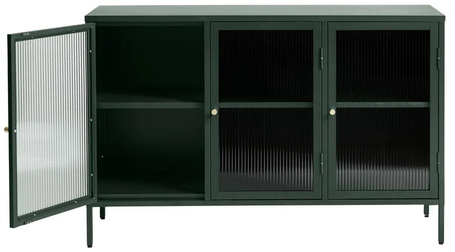 Bronco zöld fém tálalószekrény, magasság 85 cm - Unique Furniture
