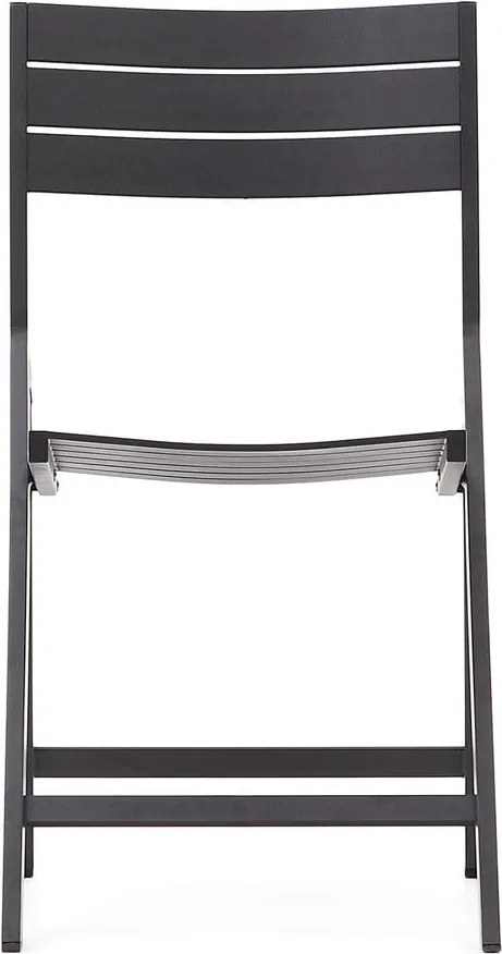 Fekete fém kerti szék Torreta – Kave Home