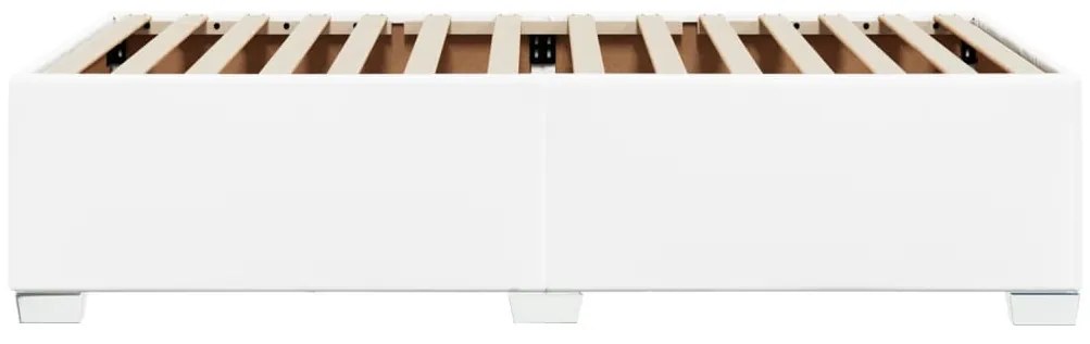 fehér műbőr ágykeret 80 x 200 cm