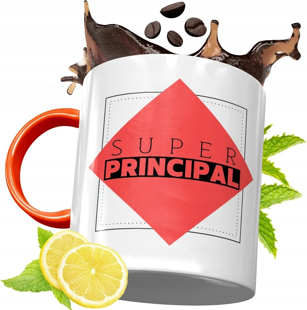 Narancssárga Bögre Igazgatónak Ajándék fényképes nyomtatással