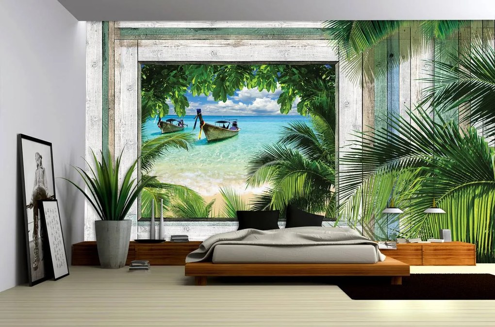 Fotótapéta - Strand, tenger, homok (152,5x104 cm)