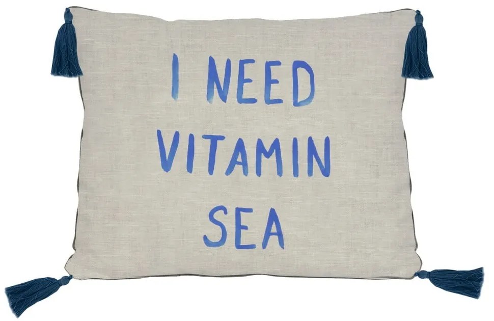 Lenkeverék gyerek párna 50x35 cm Captain – Little Nice Things