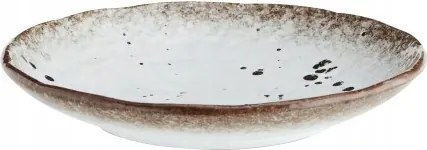 Flow Ø18 desszertes tányér, barna árnyalatok, Madam Stoltz
