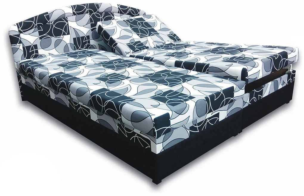 Franciaágy 180 cm Velvet (habszivacs matracokkal). Akció -12%. 793047