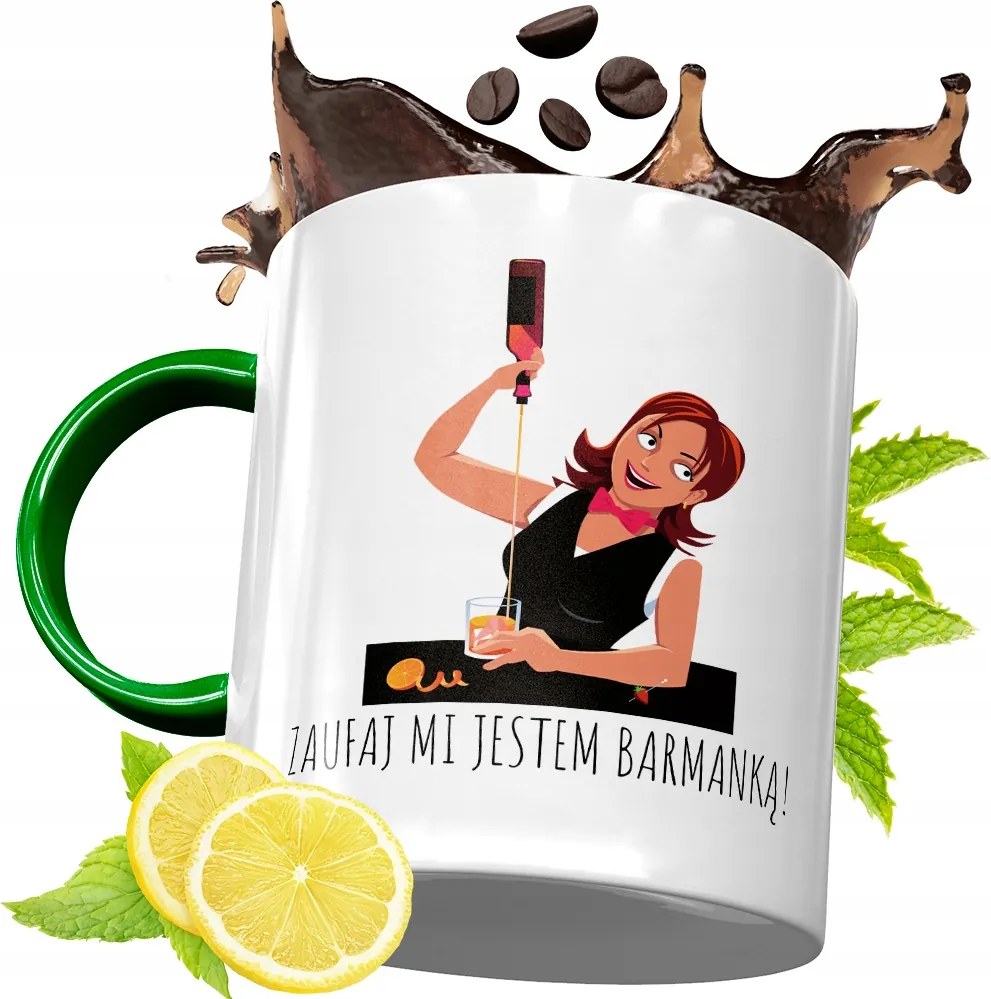 Zöld Bögre Csaposnak Születésnapi Ajándék Nyomtatott Fotóval