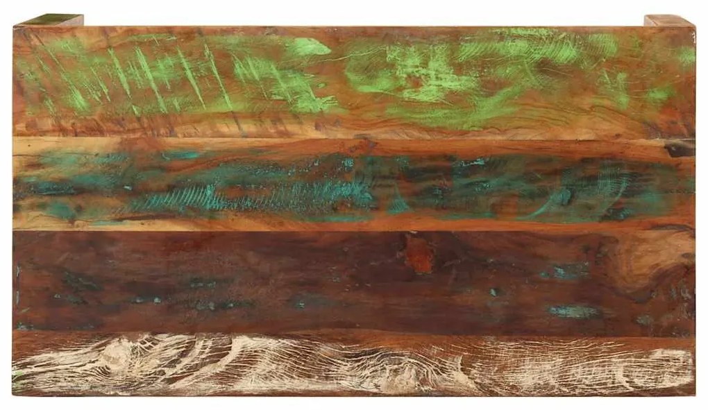 Dohányzóasztal 110x55x40 cm Tömör, újrahasznosított fa