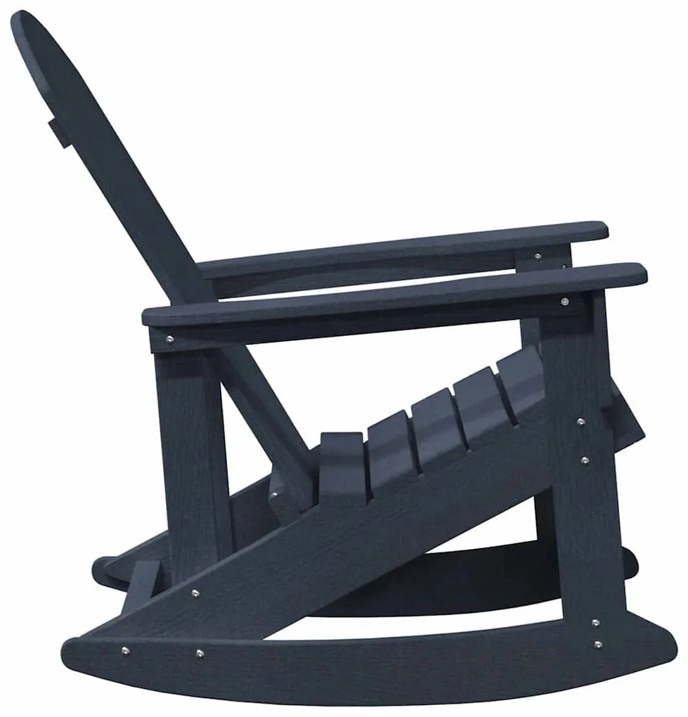 Adirondack hintás székek 2 pcs Tengerészkék HDPE