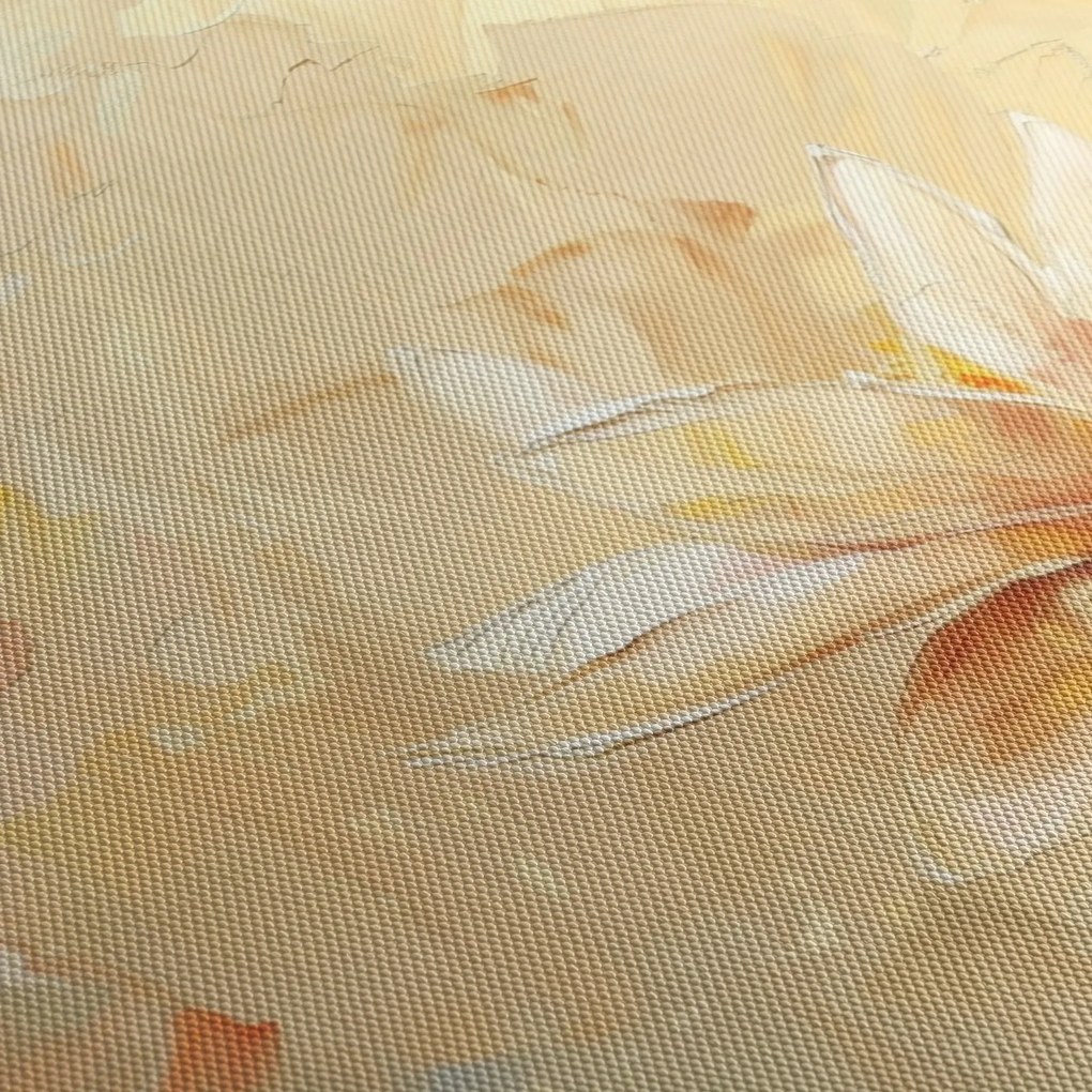 Kép - Virágok (órával) (90x30 cm)