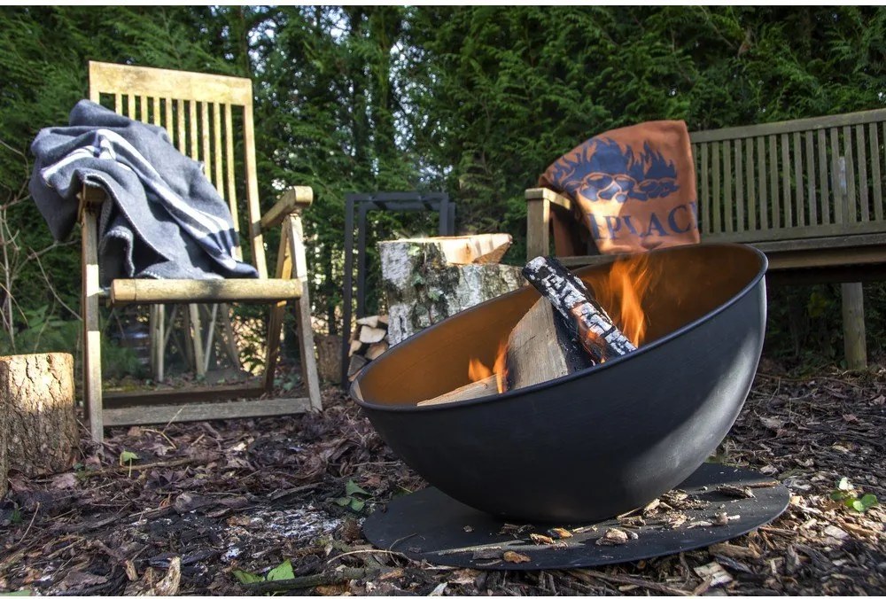 Fekete tűzrakó Moon – Esschert Design